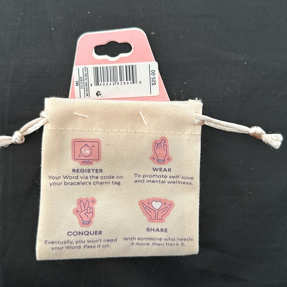 New Little words project bracelet “Believe” bracelet size Medium/Large NWT - Picture 3 of 7
